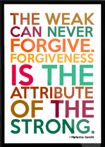 Be forgiving of others