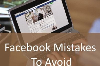 Facebook Mistakes to avoid